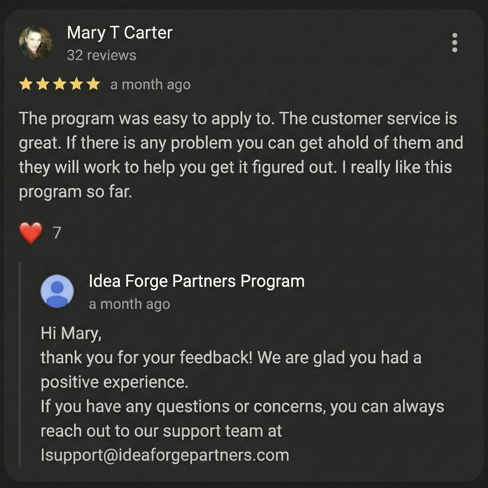 Mary T Carter review